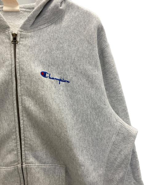 Champion（チャンピオン）Champion (チャンピオン) REVERSEWEAVE ZIP UP PARKA グレー サイズ:XLの古着・服飾アイテム