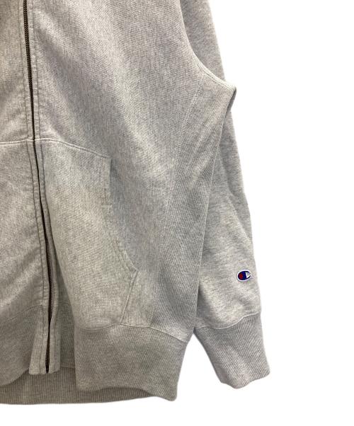 Champion（チャンピオン）Champion (チャンピオン) REVERSEWEAVE ZIP UP PARKA グレー サイズ:XLの古着・服飾アイテム
