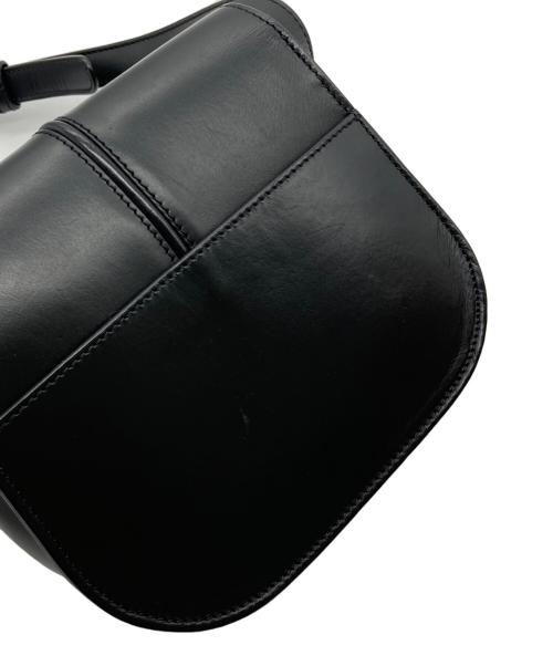 A.P.C.（アーペーセー）A.P.C. (アーペーセー) カーフレザーショルダーバッグ S ブラックの古着・服飾アイテム