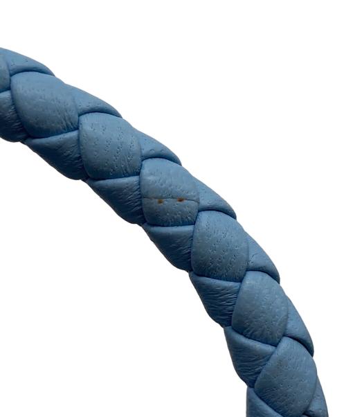 BOTTEGA VENETA（ボッテガベネタ）BOTTEGA VENETA (ボッテガベネタ) イントレチャートキーリング スカイブルーの古着・服飾アイテム