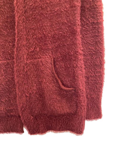 TORNADO MART（トルネードマート）TORNADO MART (トルネードマート) w zip shaggy knit parka ボルドー サイズ:Ⅿの古着・服飾アイテム