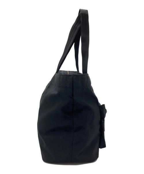 ANYA HINDMARCH（アニヤ・ハインドマーチ）ANYA HINDMARCH (アニヤ・ハインドマーチ) EYES ナイロントートバッグ ブラックの古着・服飾アイテム