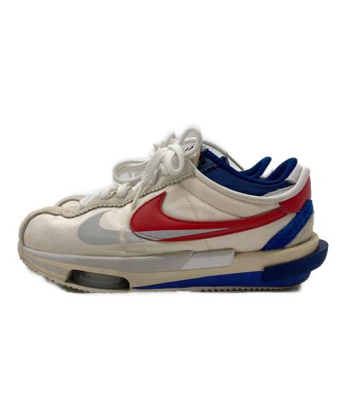 NIKE（ナイキ）NIKE (ナイキ) sacai (サカイ) Zoom Cortez ホワイト サイズ:26cmの古着・服飾アイテム