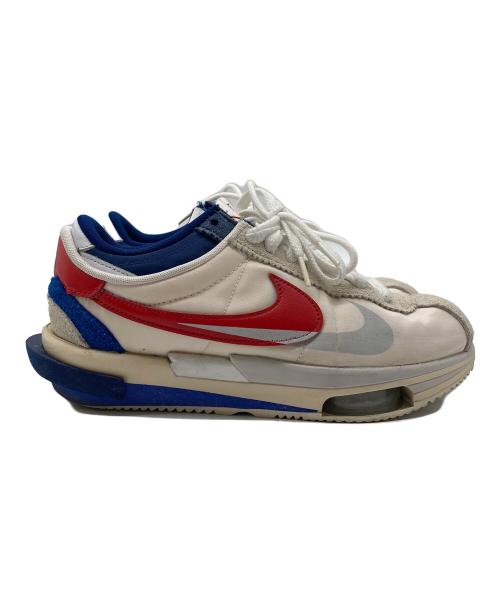 NIKE（ナイキ）NIKE (ナイキ) sacai (サカイ) Zoom Cortez ホワイト サイズ:26cmの古着・服飾アイテム