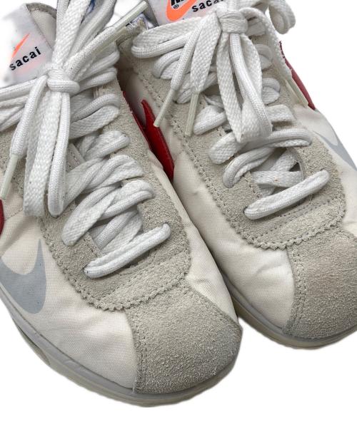 NIKE（ナイキ）NIKE (ナイキ) sacai (サカイ) Zoom Cortez ホワイト サイズ:26cmの古着・服飾アイテム