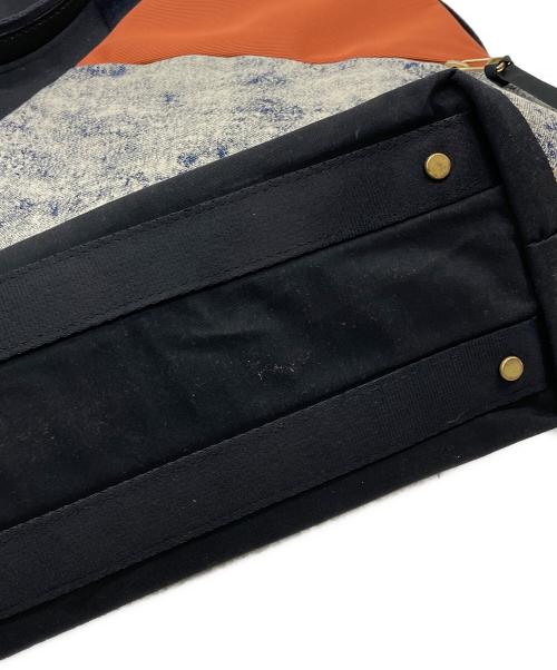 master-piece（マスターピース）master-piece (マスターピース) パッチワークショルダーバッグ オレンジの古着・服飾アイテム