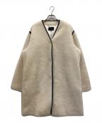 23区ニジュウサンク）の古着「パイピングボアコート」｜ホワイト