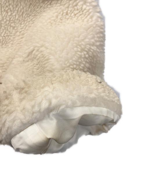 23区（ニジュウサンク）23区 (ニジュウサンク) パイピングボアコート ホワイト サイズ:38の古着・服飾アイテム