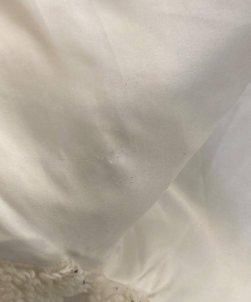 23区（ニジュウサンク）23区 (ニジュウサンク) パイピングボアコート ホワイト サイズ:38の古着・服飾アイテム