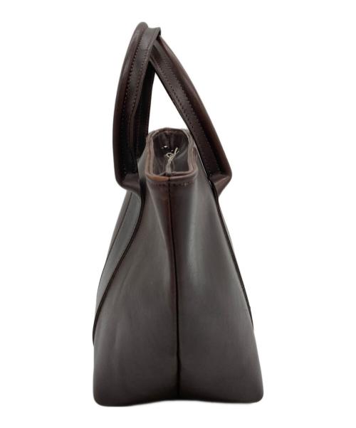 MARGARET HOWELL（マーガレットハウエル）MARGARET HOWELL (マーガレットハウエル) レザートートバッグ ブラウンの古着・服飾アイテム