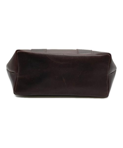MARGARET HOWELL（マーガレットハウエル）MARGARET HOWELL (マーガレットハウエル) レザートートバッグ ブラウンの古着・服飾アイテム