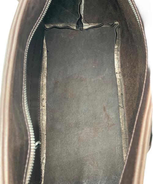 MARGARET HOWELL（マーガレットハウエル）MARGARET HOWELL (マーガレットハウエル) レザートートバッグ ブラウンの古着・服飾アイテム