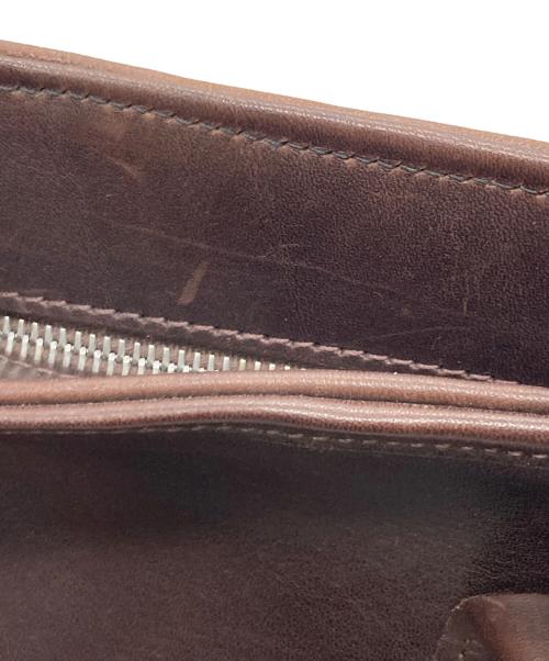 MARGARET HOWELL（マーガレットハウエル）MARGARET HOWELL (マーガレットハウエル) レザートートバッグ ブラウンの古着・服飾アイテム