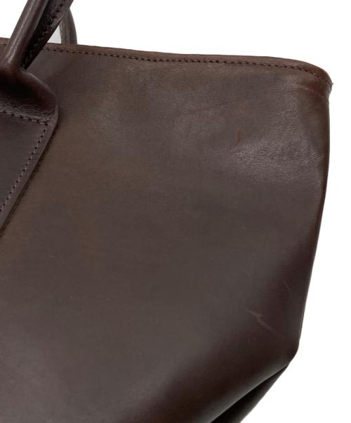 MARGARET HOWELL（マーガレットハウエル）MARGARET HOWELL (マーガレットハウエル) レザートートバッグ ブラウンの古着・服飾アイテム