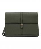 ACATEアカーテ）の古着「ブレバ２クラッチバッグ」｜グリーン