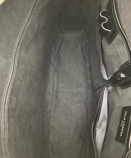 PELLE MORBIDA（ペッレモルビダ）PELLE MORBIDA (ペッレモルビダ) Capitanoブリーフバッグ ブラックの古着・服飾アイテム