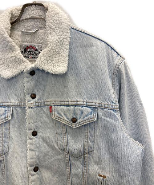 LEVI'S（リーバイス）LEVI'S (リーバイス) ボアデニムジャケット スカイブルー サイズ:44の古着・服飾アイテム
