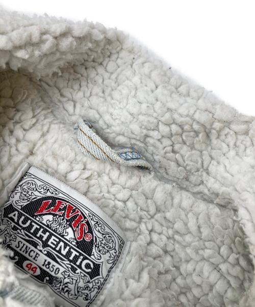 LEVI'S（リーバイス）LEVI'S (リーバイス) ボアデニムジャケット スカイブルー サイズ:44の古着・服飾アイテム