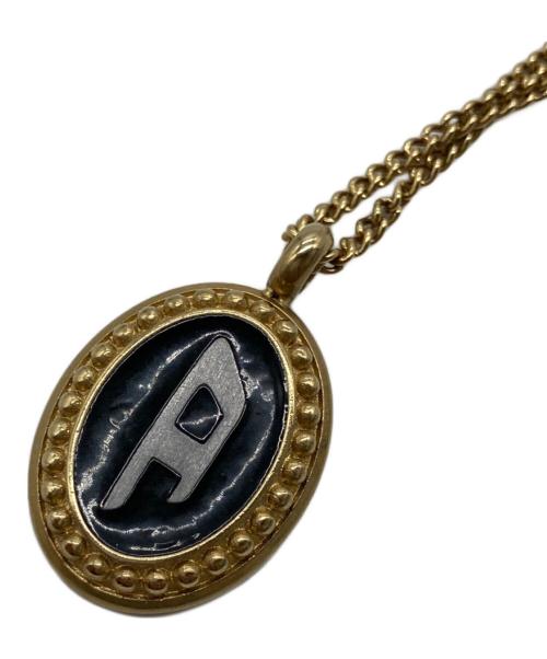 DIESEL（ディーゼル）DIESEL (ディーゼル) ロゴネックレス ゴールドの古着・服飾アイテム