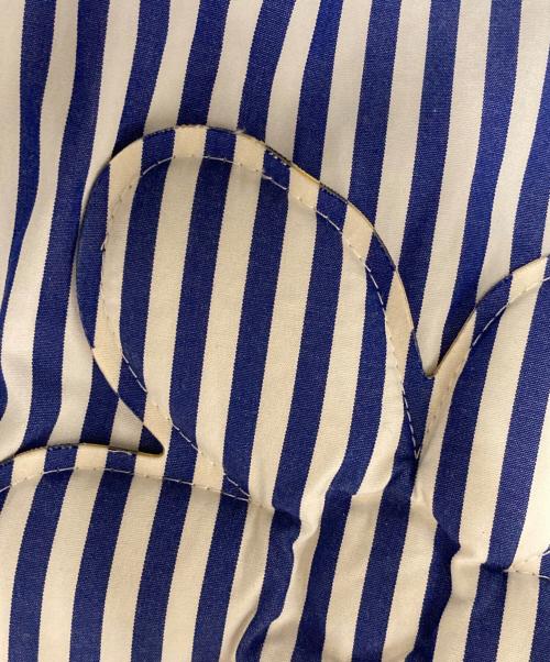 COMME des GARCONS GIRL（コムデギャルソンガール）COMME des GARCONS GIRL (コムデギャルソンガール) フラワーストライプデザインジャケット ブルー サイズ:Ⅿの古着・服飾アイテム