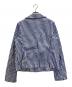COMME des GARCONS GIRL (コムデギャルソンガール) フラワーストライプデザインジャケット ブルー サイズ:Ⅿ：24000円