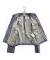 中古・古着 COMME des GARCONS GIRL (コムデギャルソンガール) フラワーストライプデザインジャケット ブルー サイズ:Ⅿ：24000円