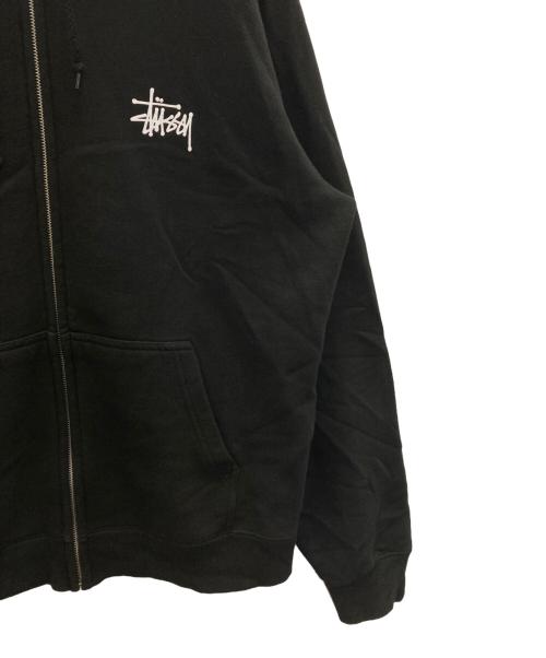 stussy（ステューシー）stussy (ステューシー) 両面プリントパーカー ブラック サイズ:Ⅼの古着・服飾アイテム
