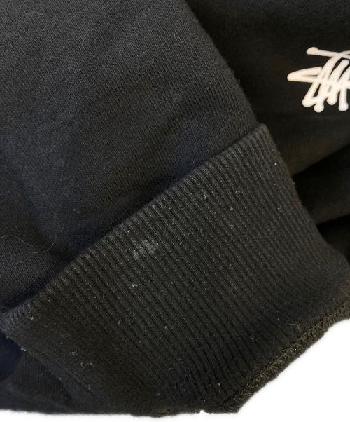 stussy（ステューシー）stussy (ステューシー) 両面プリントパーカー ブラック サイズ:Ⅼの古着・服飾アイテム