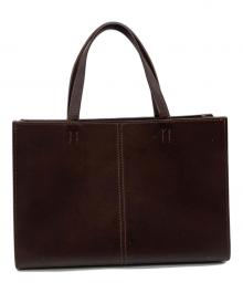 土屋鞄（ツチヤカバン）の古着「レザートートバッグ」｜ダークブラウン