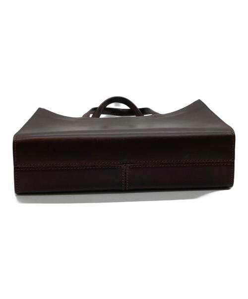 土屋鞄（ツチヤカバン）土屋鞄 (ツチヤカバン) レザートートバッグ ダークブラウンの古着・服飾アイテム