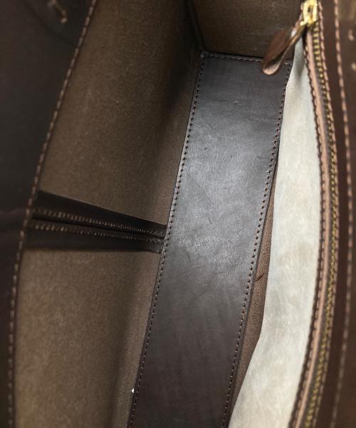 土屋鞄（ツチヤカバン）土屋鞄 (ツチヤカバン) レザートートバッグ ダークブラウンの古着・服飾アイテム