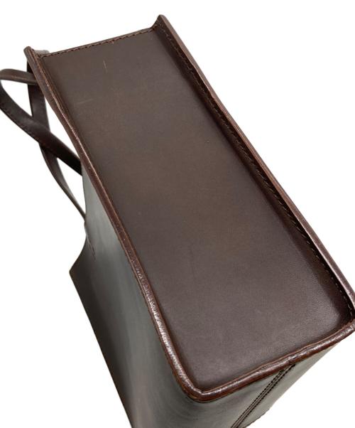 土屋鞄（ツチヤカバン）土屋鞄 (ツチヤカバン) レザートートバッグ ダークブラウンの古着・服飾アイテム