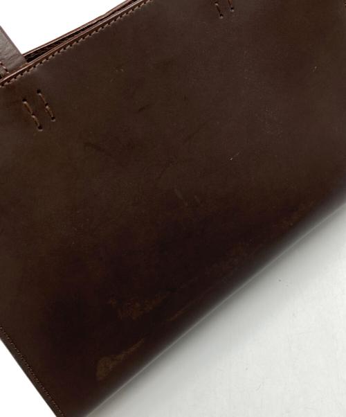 土屋鞄（ツチヤカバン）土屋鞄 (ツチヤカバン) レザートートバッグ ダークブラウンの古着・服飾アイテム
