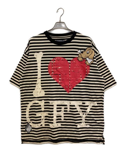 GALFY（ガルフィー）GALFY (ガルフィー) 愛犬家お土産Tee ブラック サイズ:XLの古着・服飾アイテム