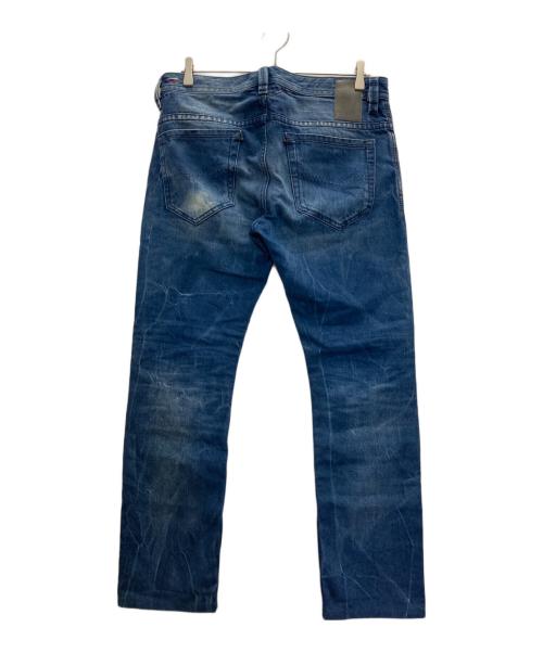 DIESEL（ディーゼル）DIESEL (ディーゼル) ダメージ加工デニムパンツ ブルー サイズ:30の古着・服飾アイテム