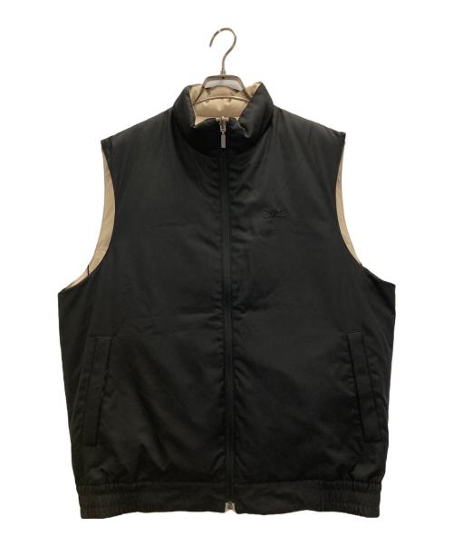 BURBERRY GOLF（バーバリーゴルフ）BURBERRY GOLF (バーバリーゴルフ) リバーシブルダウンベスト ブラック サイズ:XLの古着・服飾アイテム