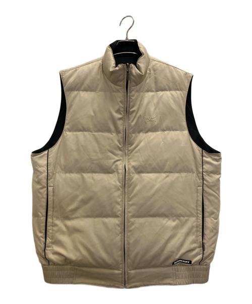 BURBERRY GOLF（バーバリーゴルフ）BURBERRY GOLF (バーバリーゴルフ) リバーシブルダウンベスト ブラック サイズ:XLの古着・服飾アイテム