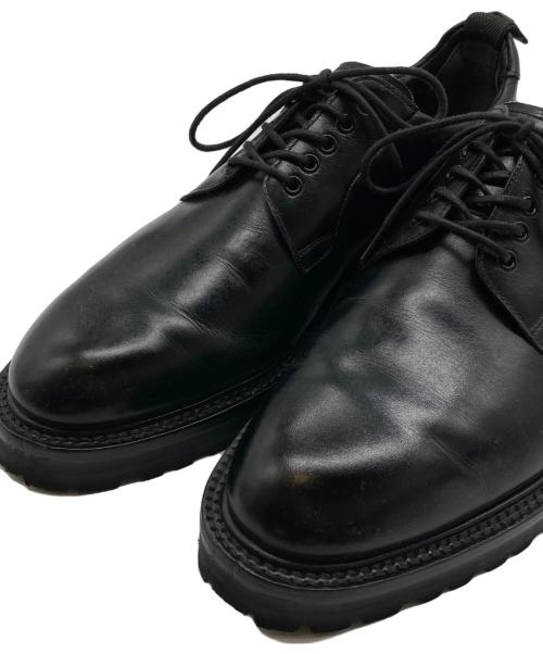 W.H（ダブルエイチ）W.H (ダブルエイチ) プレーントゥー シューズ ブラック サイズ:表記なしの古着・服飾アイテム