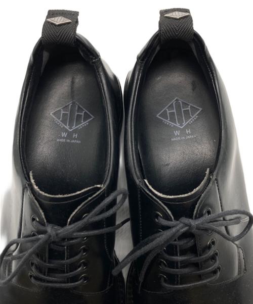 W.H（ダブルエイチ）W.H (ダブルエイチ) プレーントゥー シューズ ブラック サイズ:表記なしの古着・服飾アイテム