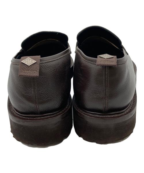 W.H（ダブルエイチ）W.H (ダブルエイチ) コインローファー ブラウン サイズ:SIZE7の古着・服飾アイテム