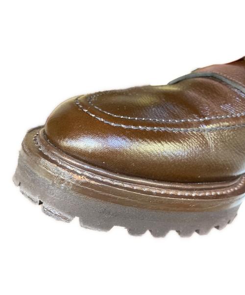 W.H（ダブルエイチ）W.H (ダブルエイチ) コインローファー ブラウン サイズ:SIZE7の古着・服飾アイテム