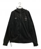 F.C.R.B.エフシーレアルブリストル）の古着「4WAY STRETCH VENTILATION HOODIE」｜ブラック