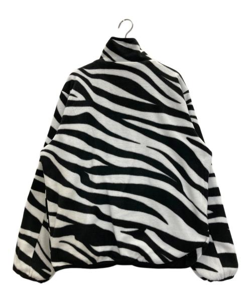 F.C.R.B.（エフシーレアルブリストル）F.C.R.B. (エフシーレアルブリストル) ZEBRA FLEECE REVERSIBLE JACKET ブラウン×ホワイト サイズ:Sの古着・服飾アイテム