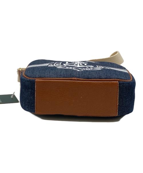 LAUREN RALPH LAUREN（ローレンラルフローレン）LAUREN RALPH LAUREN (ローレンラルフローレン) デニムショルダーバッグ インディゴの古着・服飾アイテム