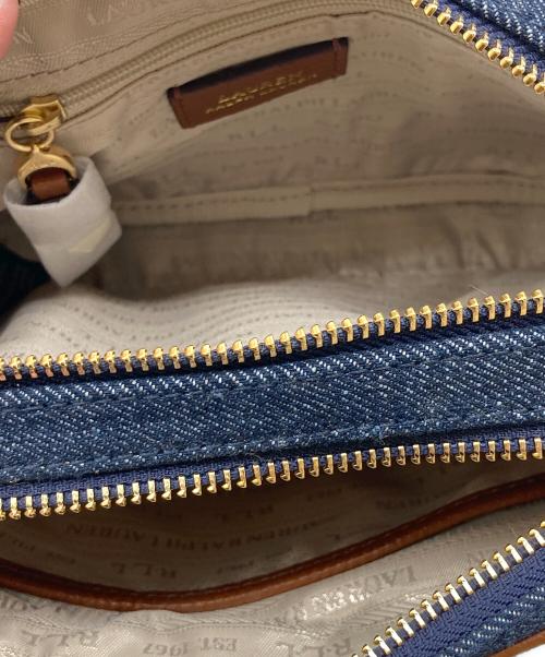 LAUREN RALPH LAUREN（ローレンラルフローレン）LAUREN RALPH LAUREN (ローレンラルフローレン) デニムショルダーバッグ インディゴの古着・服飾アイテム