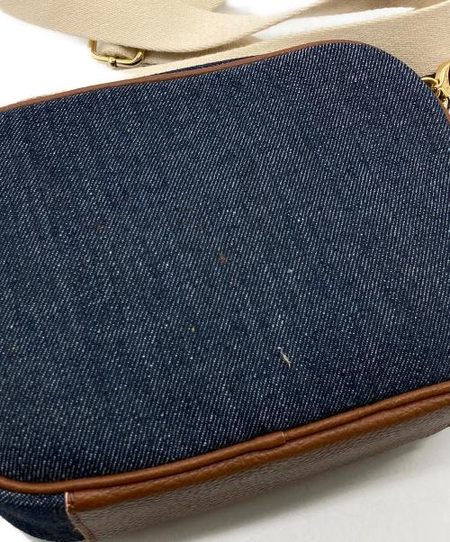 LAUREN RALPH LAUREN（ローレンラルフローレン）LAUREN RALPH LAUREN (ローレンラルフローレン) デニムショルダーバッグ インディゴの古着・服飾アイテム
