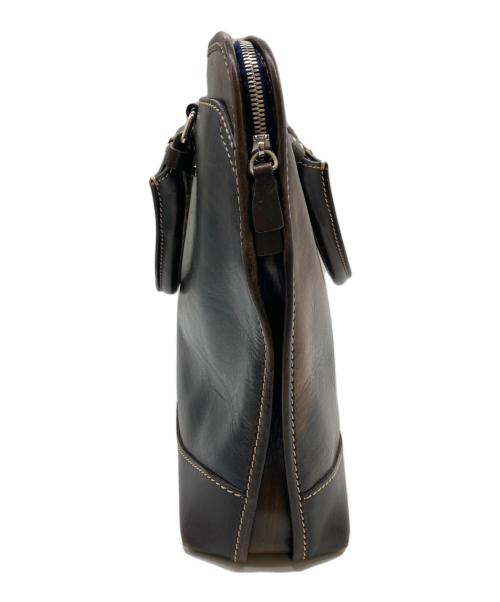 STEFANOMANO（ステファノマーノ）STEFANOMANO (ステファノマーノ) ブリーフケース ブラウンの古着・服飾アイテム