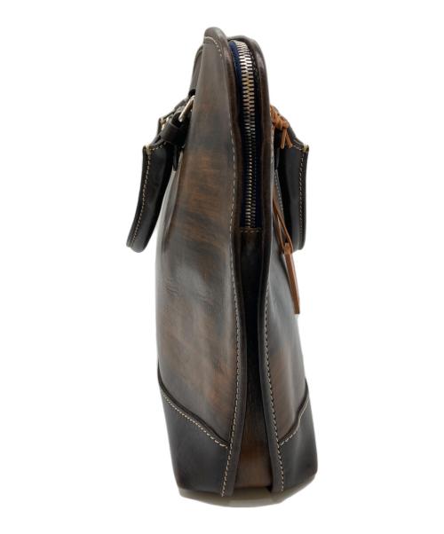 STEFANOMANO（ステファノマーノ）STEFANOMANO (ステファノマーノ) ブリーフケース ブラウンの古着・服飾アイテム