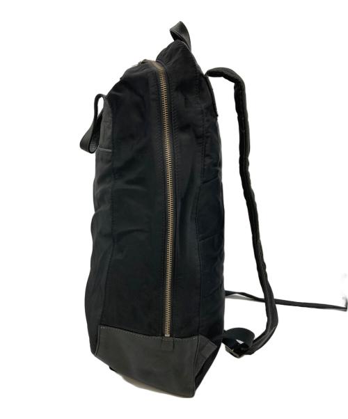 PAUL SMITH（ポールスミス）Paul Smith (ポールスミス) レザー切替バックパック ブラックの古着・服飾アイテム