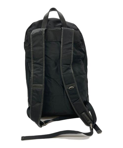 PAUL SMITH（ポールスミス）Paul Smith (ポールスミス) レザー切替バックパック ブラックの古着・服飾アイテム